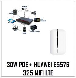 30W POE + HUAWEI E5576 325 MIFI LTE