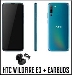 HTC Wildfire E3 with Earbuds